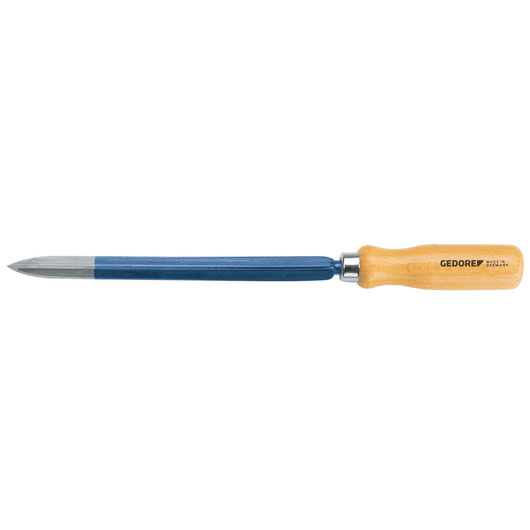 картинка 132-150 ШАБЕР ВОГНУТЫЙ ТРЕХГРАННЫЙ 270 MM GED RED 8779130 — losomat.ru