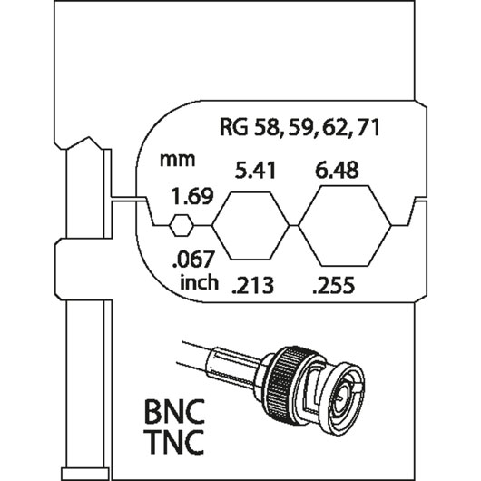 картинка 8140-14 МОДУЛЬ СМЕННЫЙ для коаксиального кабеля GED RED 1830694 — losomat.ru